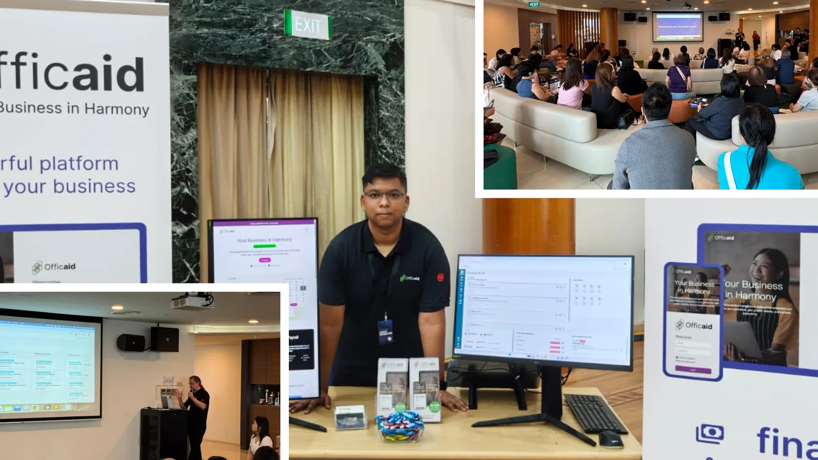 Reruai Officaid di Pameran SFFS 2026 bersama ahli pasukan, dan pengunjung di bengkel